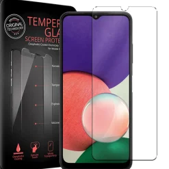 Samsung Galaxy A22 5G - 2x 9H Panzer Glasfolie, Displayfolie