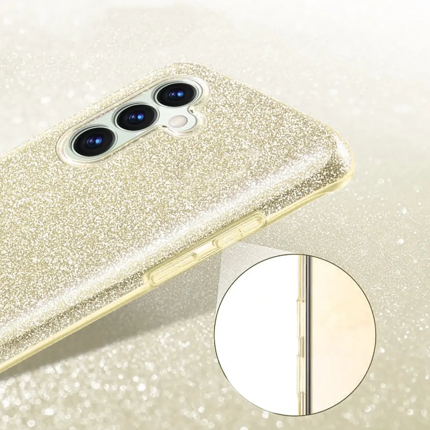 Samsung Galaxy A15 4G/5G - Glitzer TPU Hülle