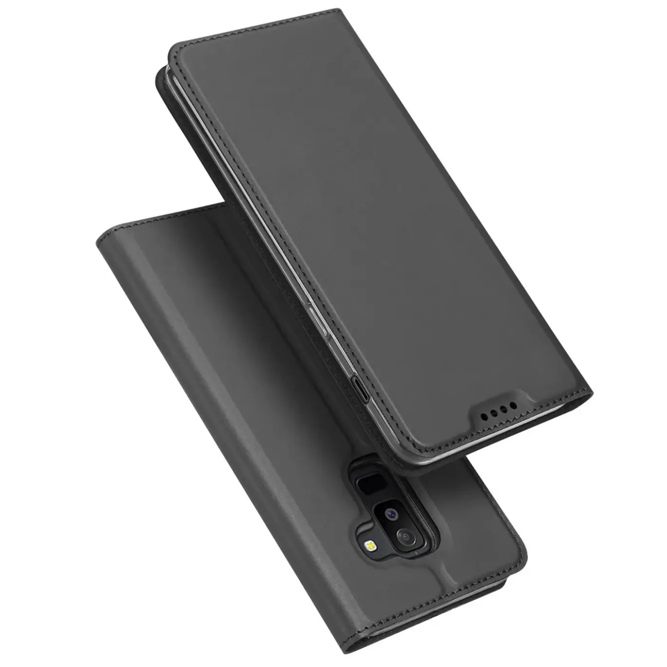 Samsung Galaxy A6 Plus - Booklet Case mit Magnetverschluss
