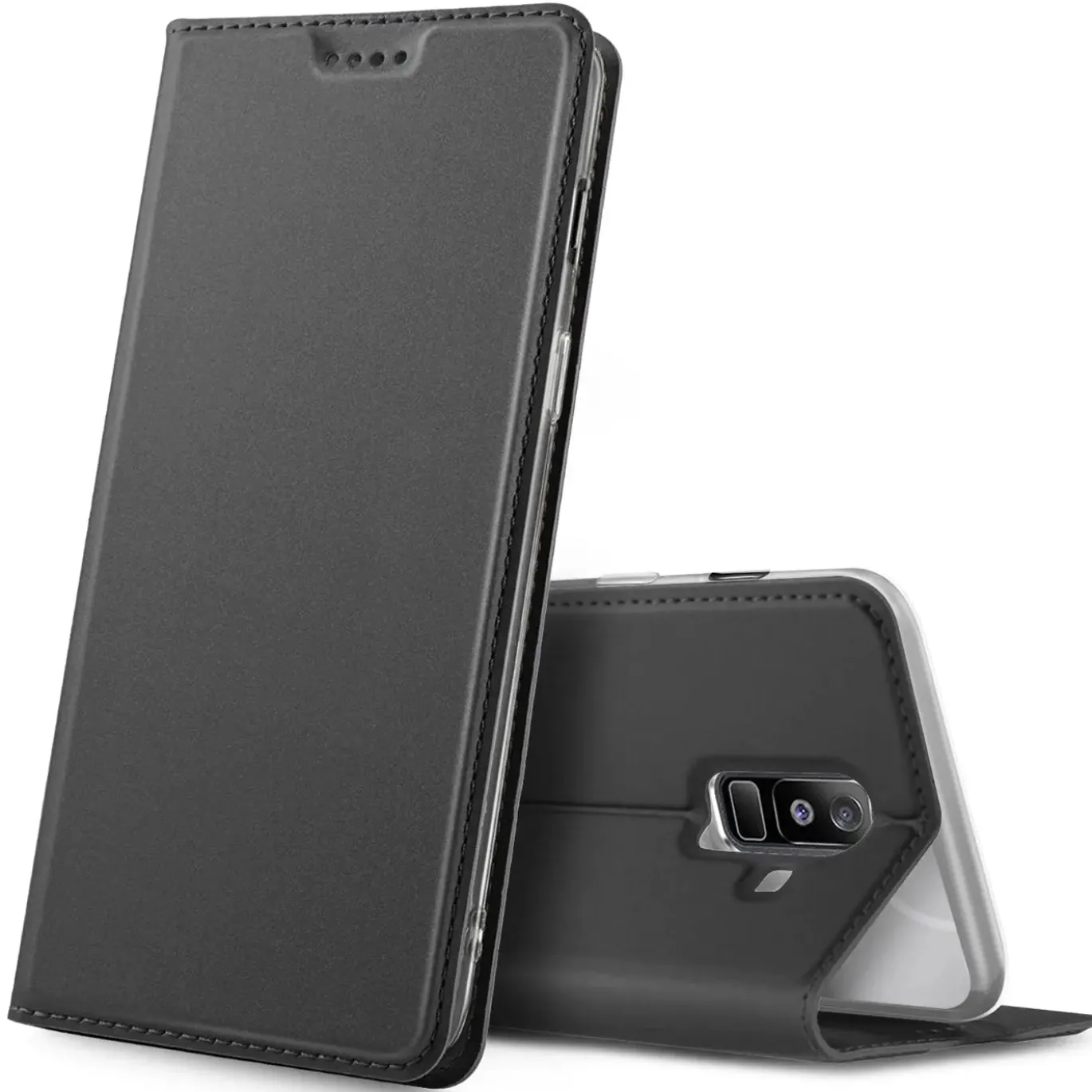 Samsung Galaxy A6 Plus - Booklet Case mit Magnetverschluss