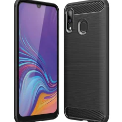 Samsung Galaxy A20e - Carbon Case Hülle, stoßfest
