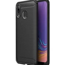 Samsung Galaxy A20e - Carbon Case Hülle, stoßfest