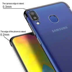 Samsung Galaxy A20e - Transparente Hülle mit Akzenten