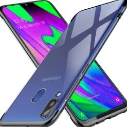 Samsung Galaxy A20e - Transparente Hülle mit Akzenten