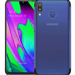 Samsung Galaxy A20e - Transparente Hülle mit Akzenten