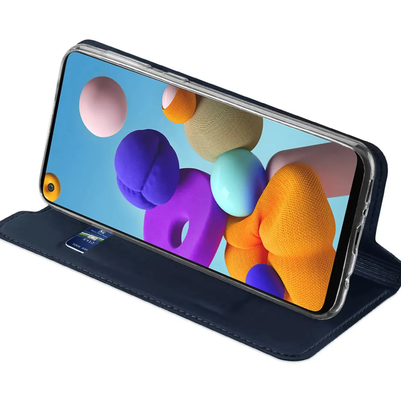 Samsung Galaxy A21s - Booklet Case mit Magnetverschluss