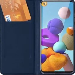 Samsung Galaxy A21s - Booklet Case mit Magnetverschluss