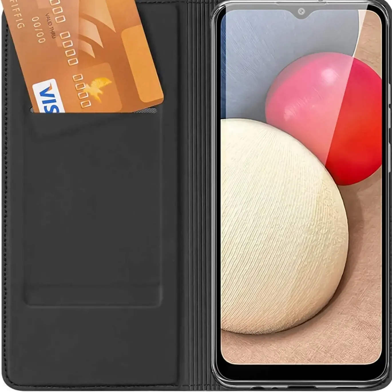 Samsung Galaxy A02S - Booklet Case mit Magnetverschluss