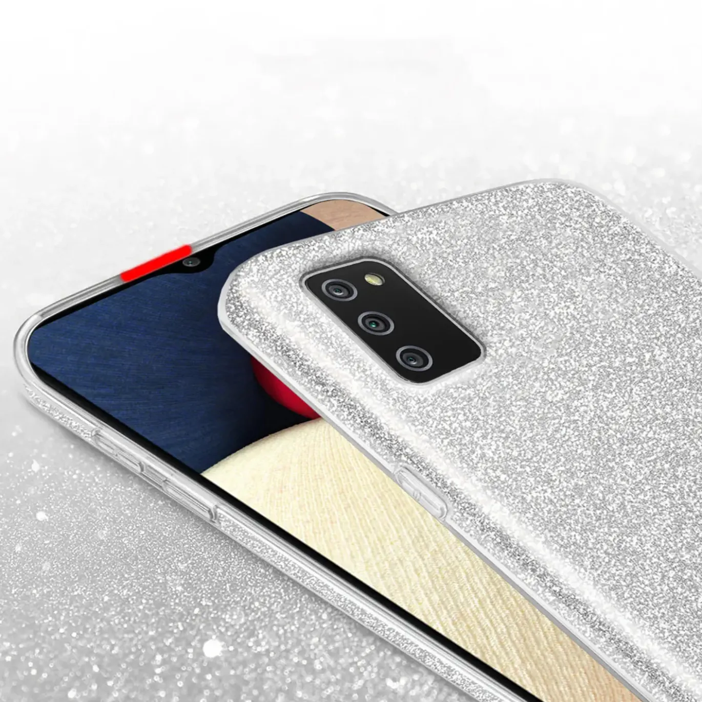 Samsung Galaxy A03s - Glitzer TPU Hülle