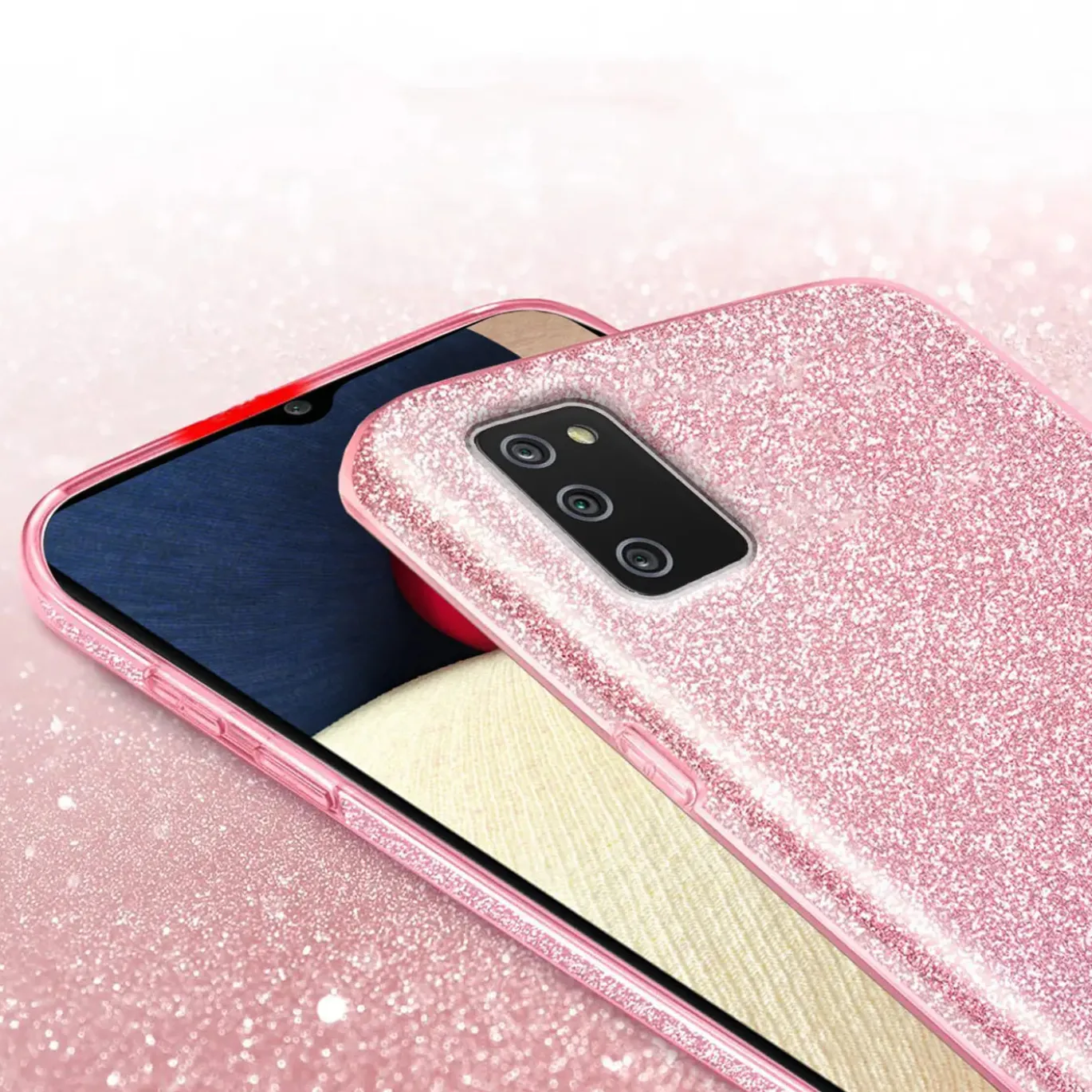 Samsung Galaxy A03s - Glitzer TPU Hülle