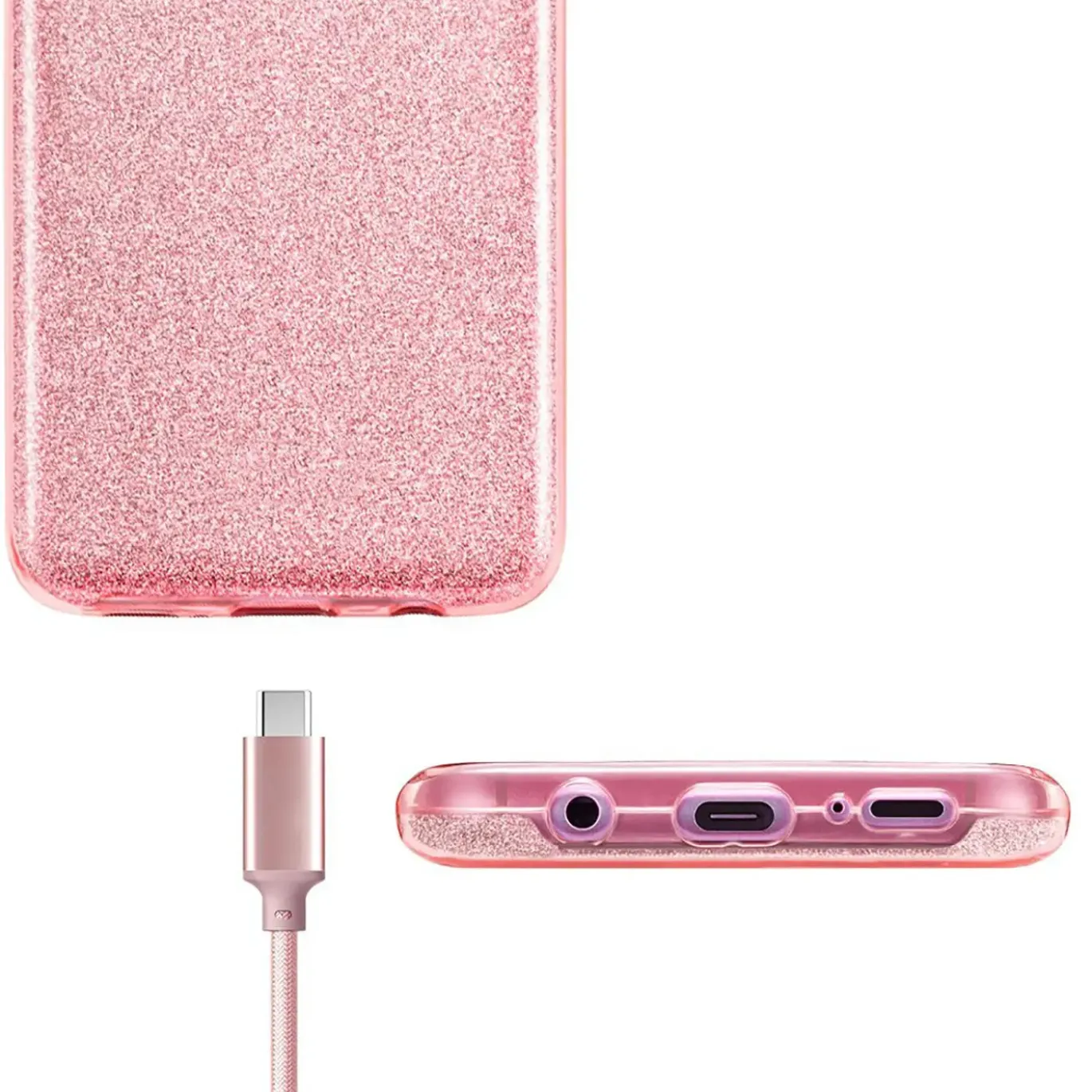 Samsung Galaxy A02S - Glitzer TPU Hülle