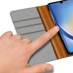 Samsung Galaxy A05s - Jeanslook Klapphülle mit Kartenfach