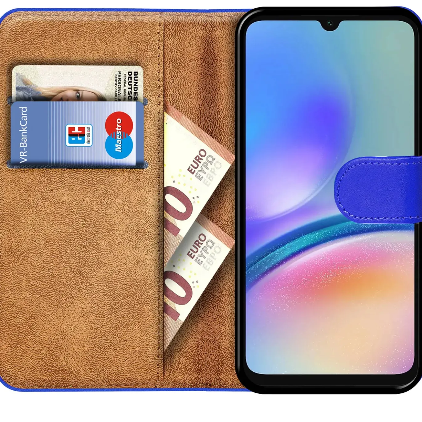 Samsung Galaxy A05s - Klapphülle mit Kartenfächern