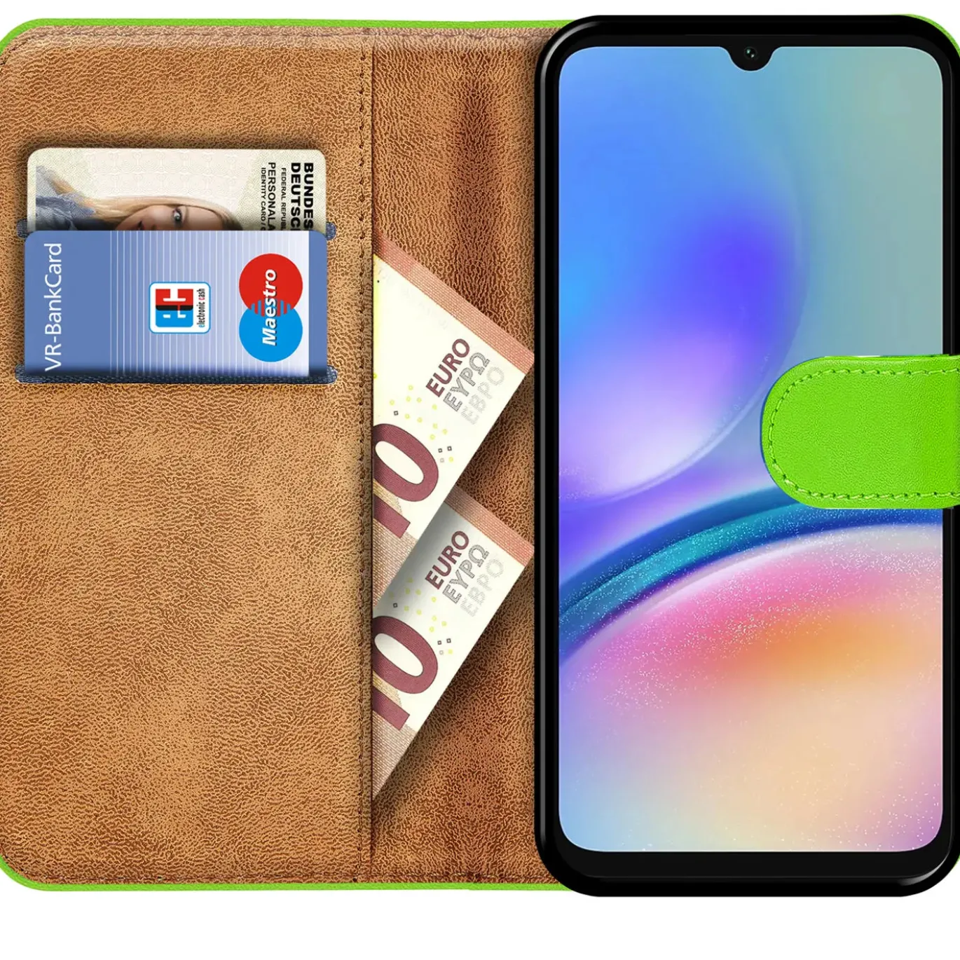 Samsung Galaxy A05s - Klapphülle mit Kartenfächern