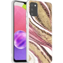 Samsung Galaxy A03s - Marmor & Sand Design Hülle