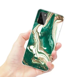 Samsung Galaxy A03s - Marmor & Sand Design Hülle