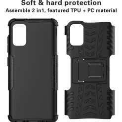 Samsung Galaxy A03s - Outdoor Hülle 2-teiliges Schutzcase