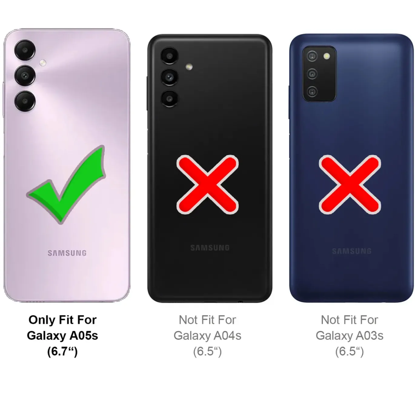 Samsung Galaxy A05s - Silikon Case mit Mikrofaser-Innenseite
