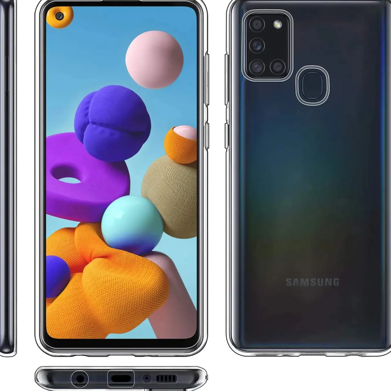 Samsung Galaxy A21s - Slim Clear Case Hülle