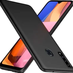 Samsung Galaxy A20s - Slim Silikon Backcover Schwarz