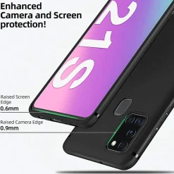 Samsung Galaxy A21s - Slim Silikon Backcover Schwarz