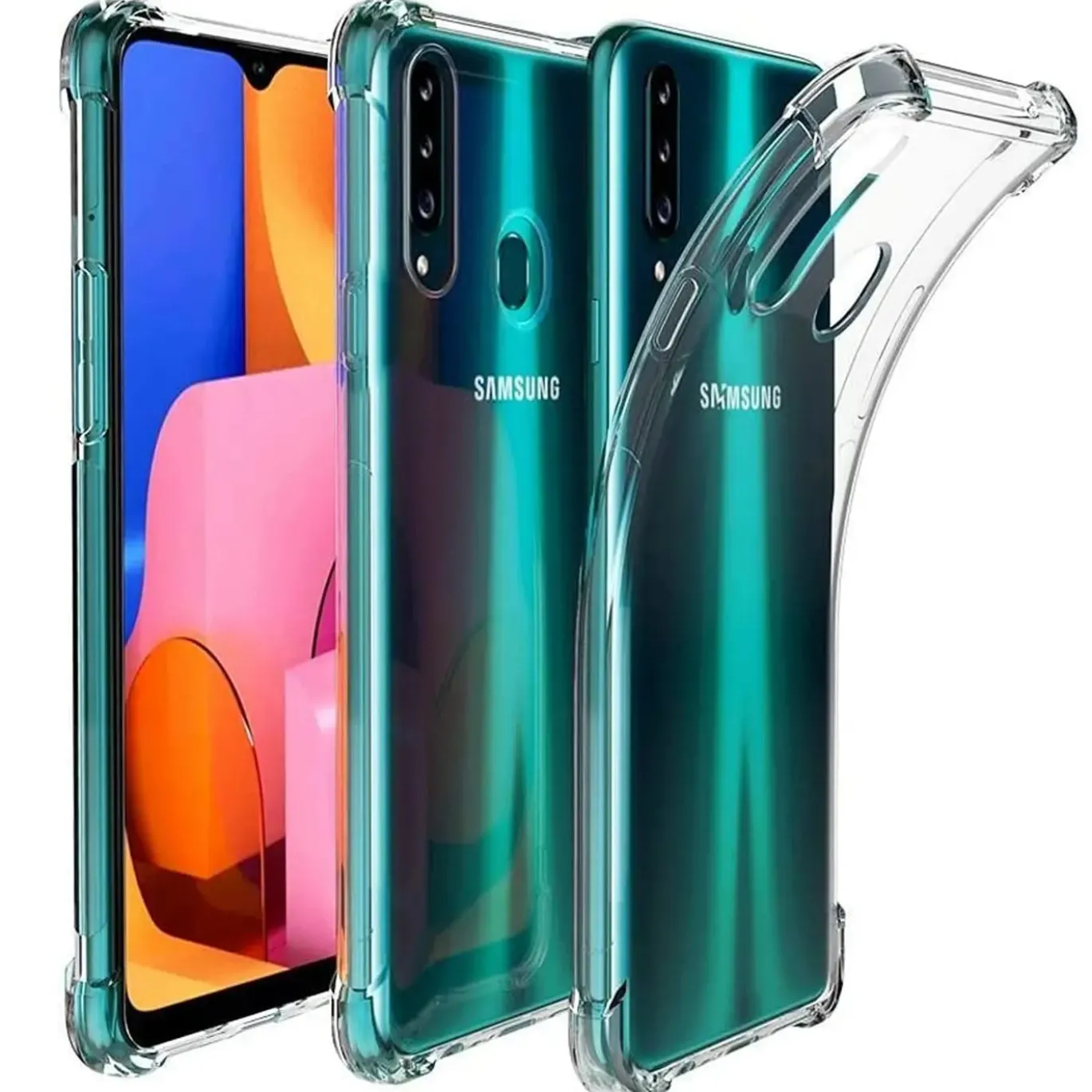 Samsung Galaxy A20s - Stoßfestes Clear Case