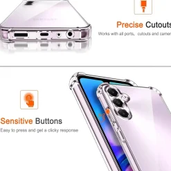 Samsung Galaxy A05s - Stoßfestes Clear Case
