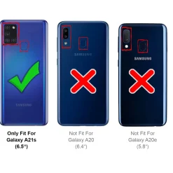 Samsung Galaxy A21s - Stoßfestes Clear Case
