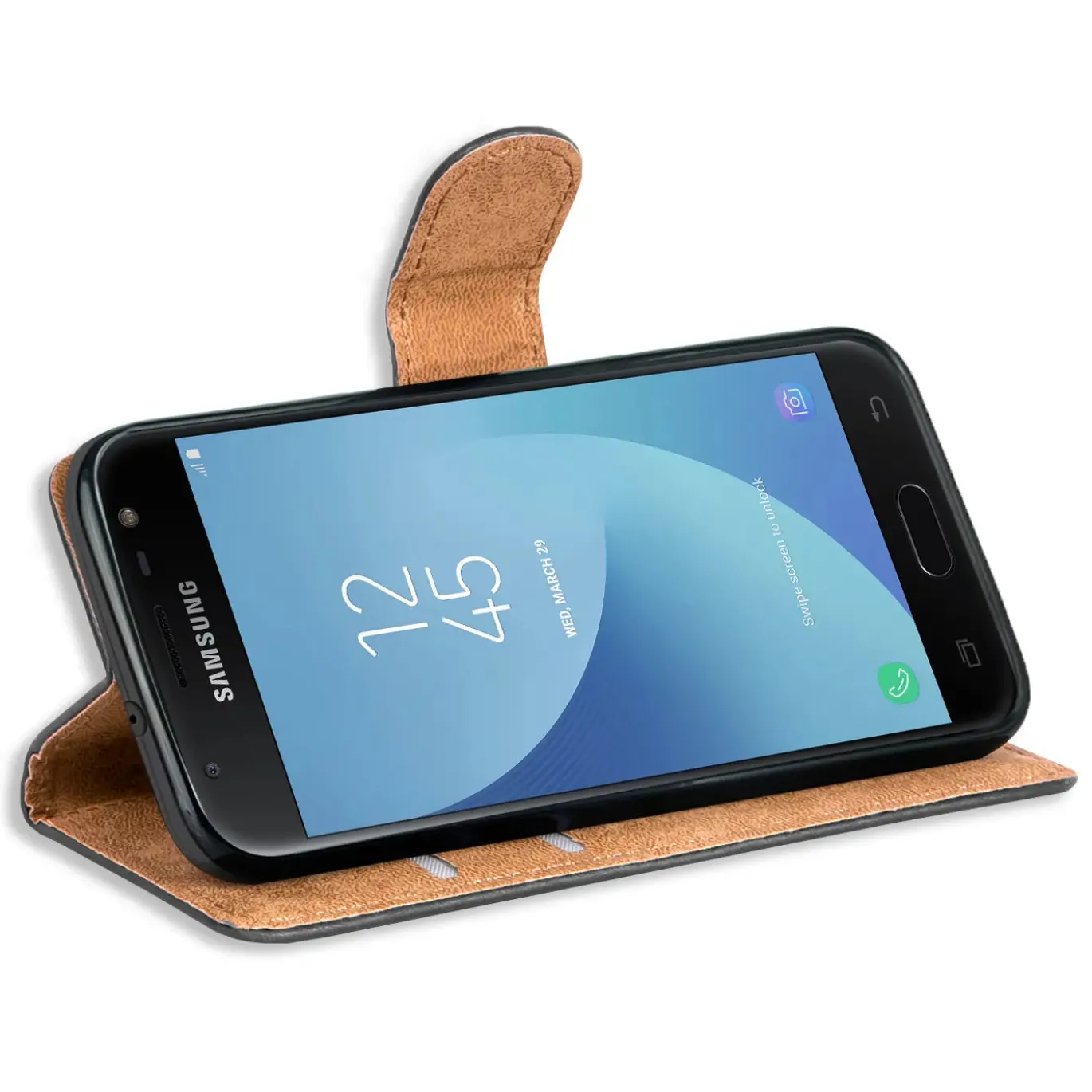 Samsung Galaxy J3 2017 - Klapphülle mit Kartenfächern