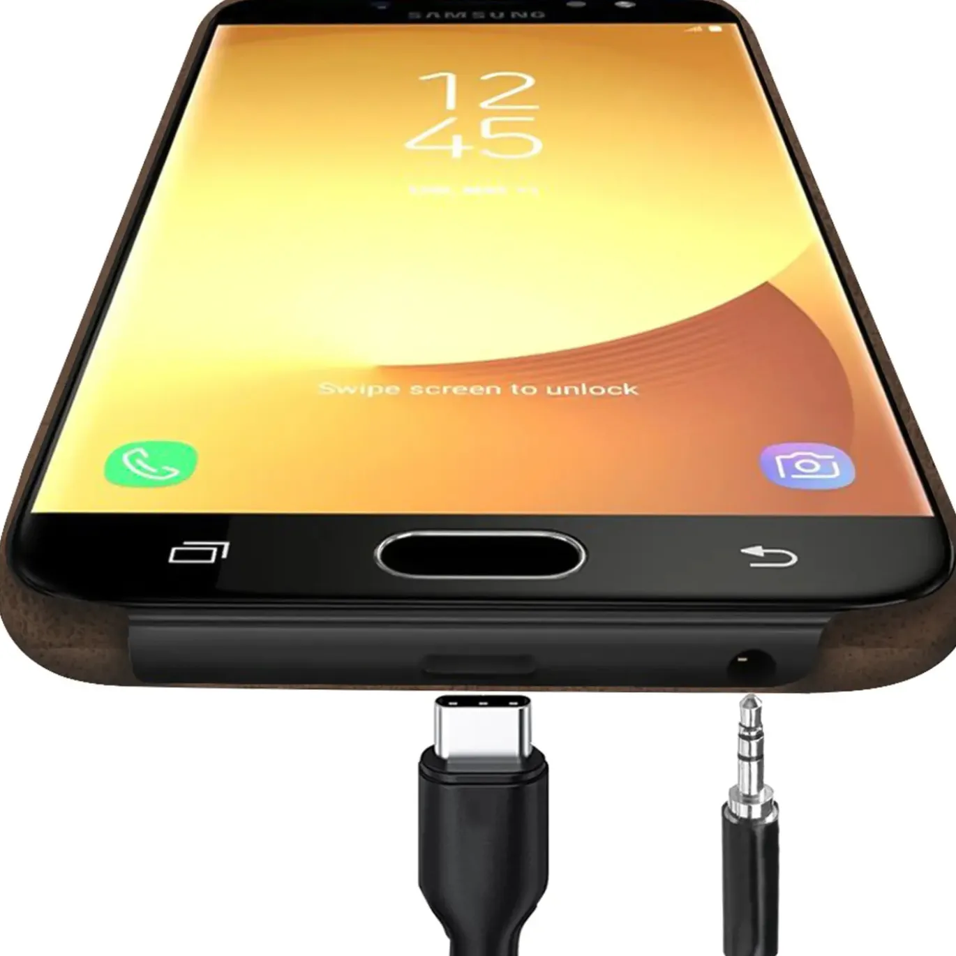 Samsung Galaxy J3 2017 - PU Hartschale Handyhülle