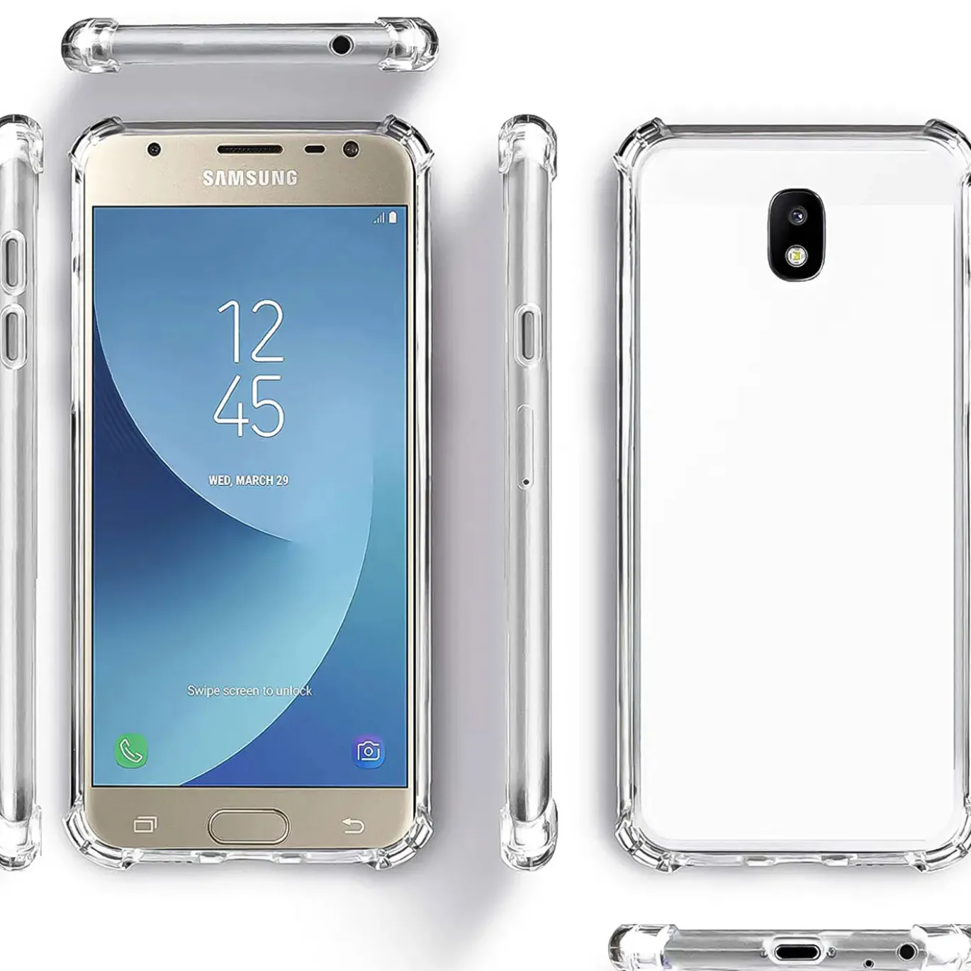Samsung Galaxy J3 2017 - Stoßfestes Clear Case