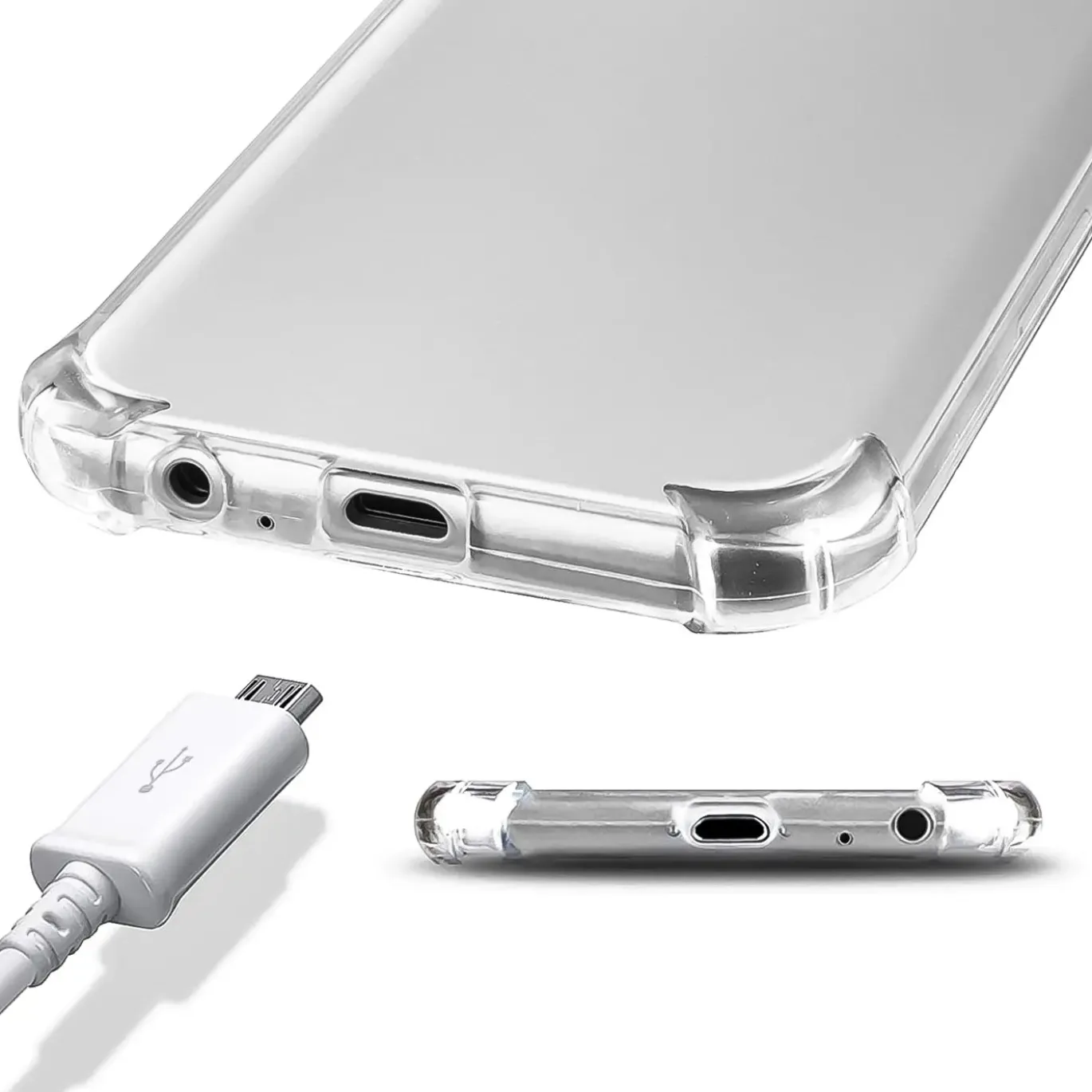 Samsung Galaxy J7 2017 - Stoßfestes Clear Case