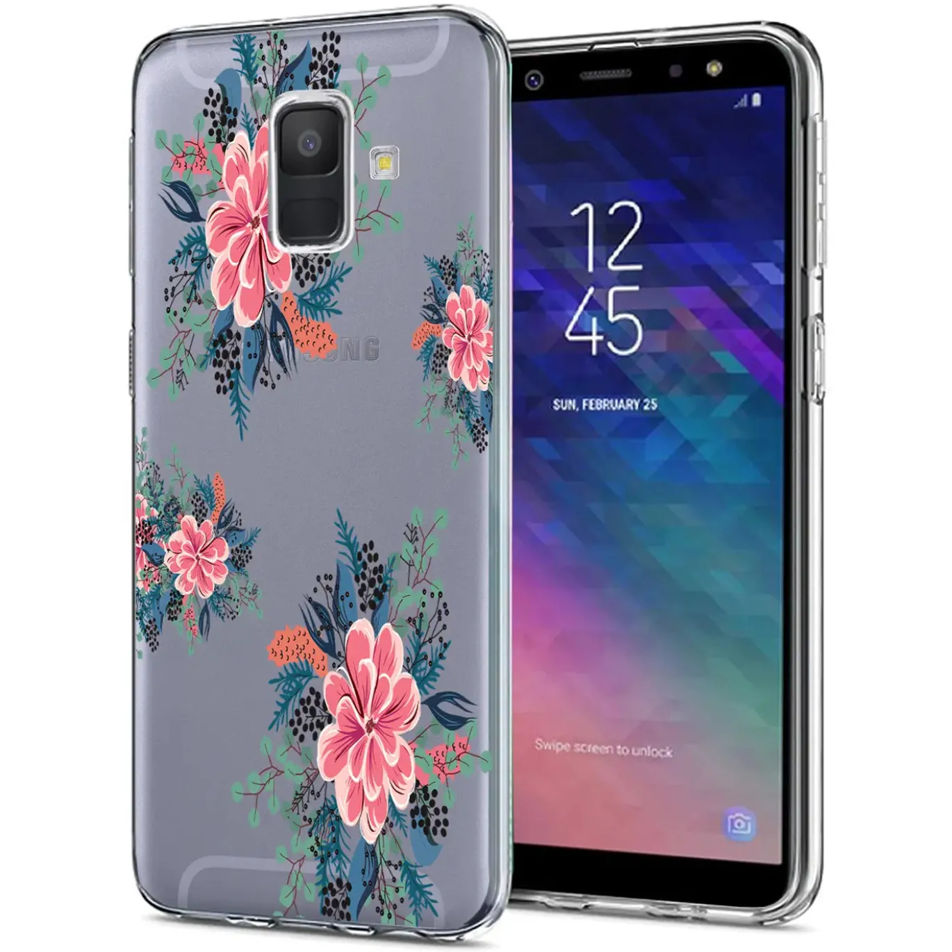 Samsung Galaxy J6 2018 - TPU Case mit Motivdruck