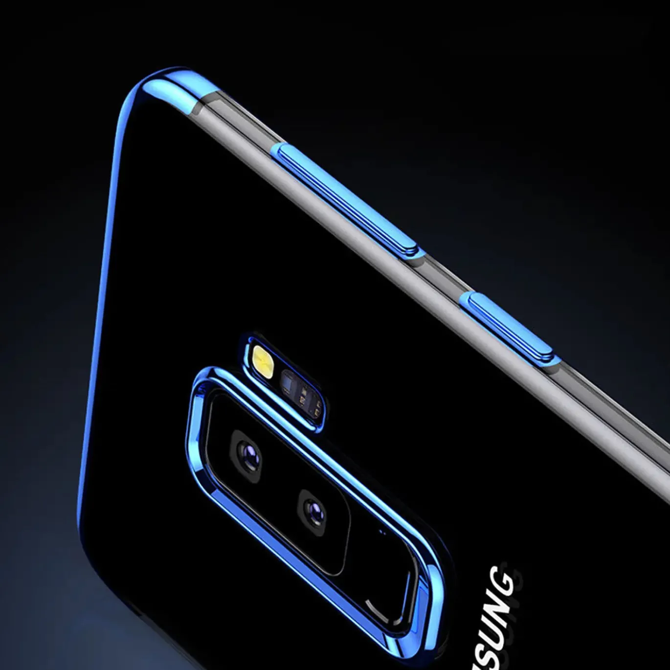 Samsung Galaxy J5 2017 - Transparente Hülle mit Akzenten