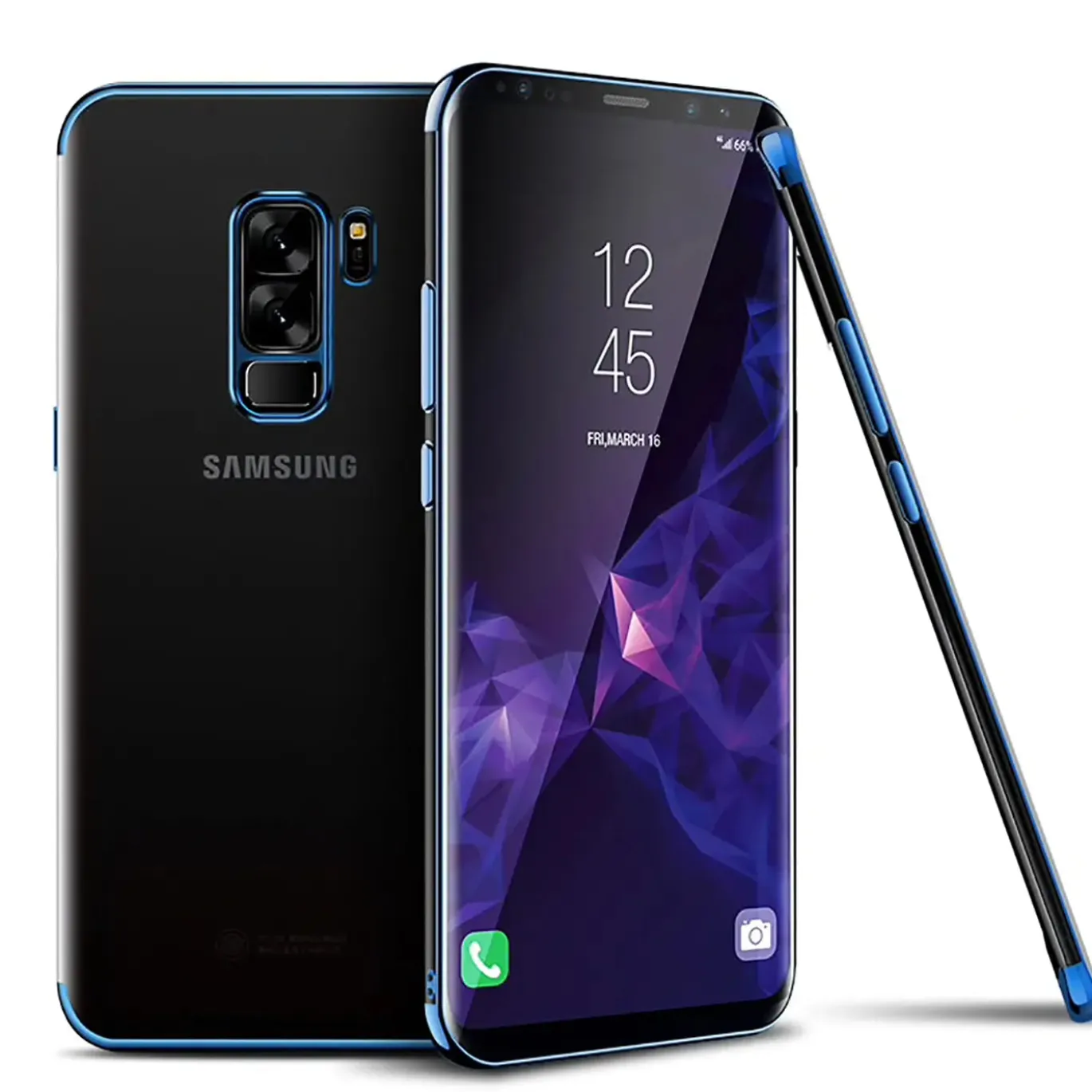 Samsung Galaxy J5 2017 - Transparente Hülle mit Akzenten