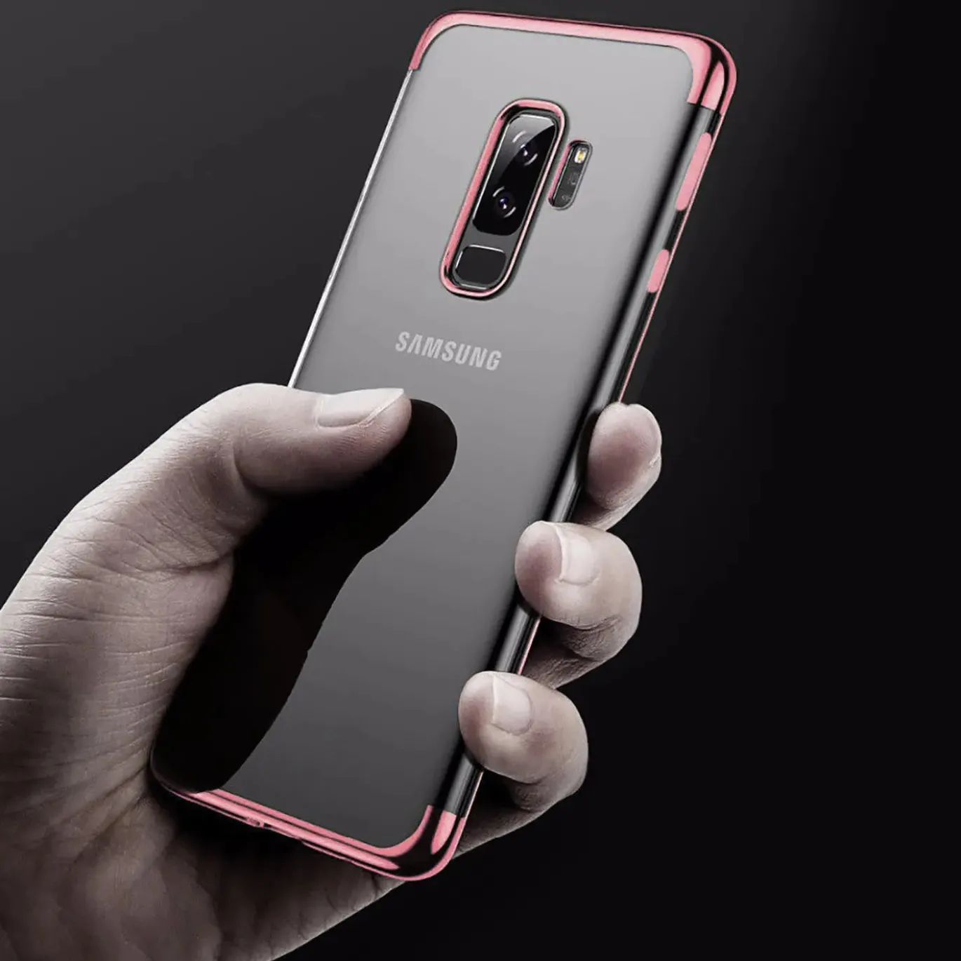 Samsung Galaxy J3 2017 - Transparente Hülle mit Akzenten