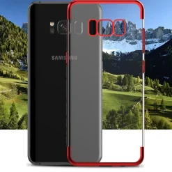 Samsung Galaxy J3 2017 - Transparente Hülle mit Akzenten