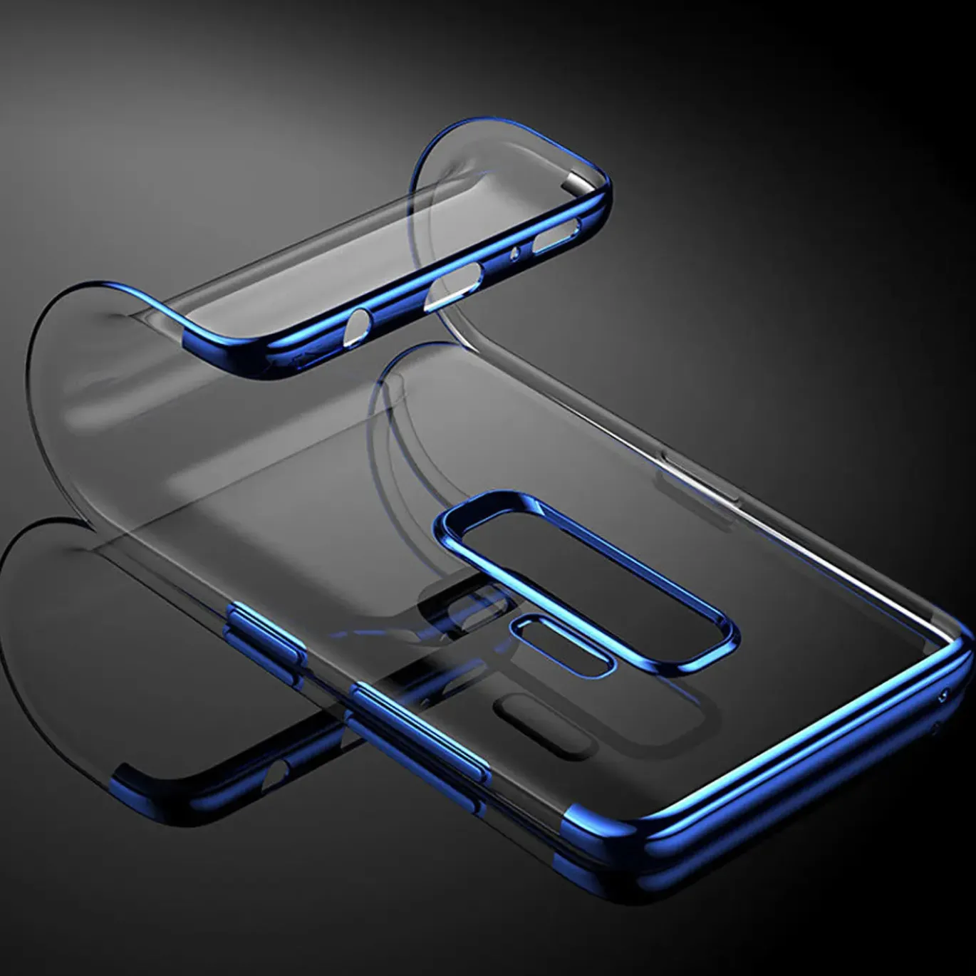 Samsung Galaxy J3 2017 - Transparente Hülle mit Akzenten