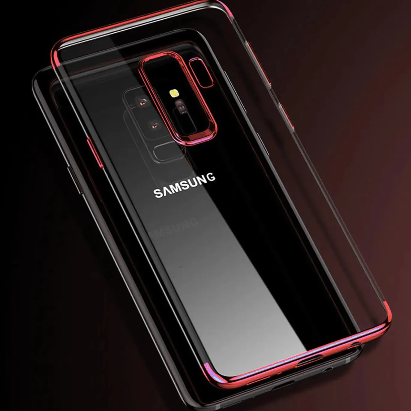 Samsung Galaxy J3 2017 - Transparente Hülle mit Akzenten