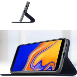 Samsung Galaxy J4 Plus - Booklet Case mit Magnetverschluss