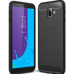 Samsung Galaxy J6 Plus - Carbon Case Hülle, stoßfest