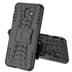 Samsung Galaxy J6 Plus - Outdoor Hülle 2-teiliges Schutzcase