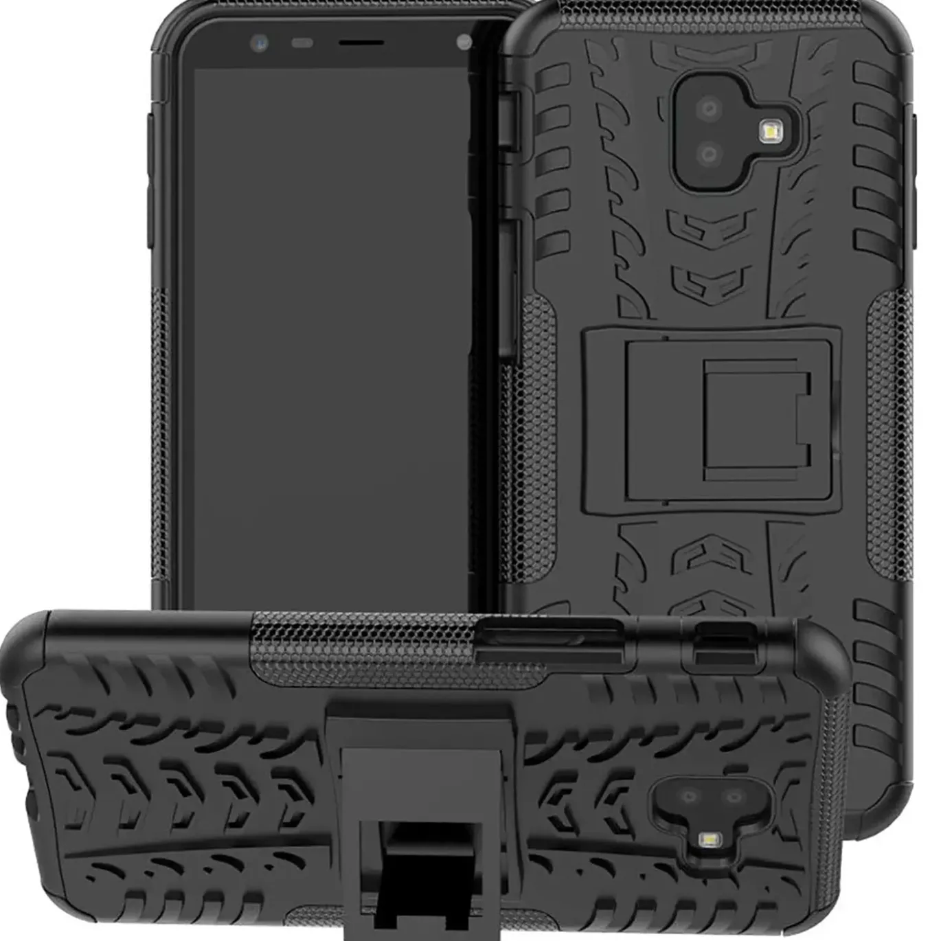 Samsung Galaxy J6 Plus - Outdoor Hülle 2-teiliges Schutzcase