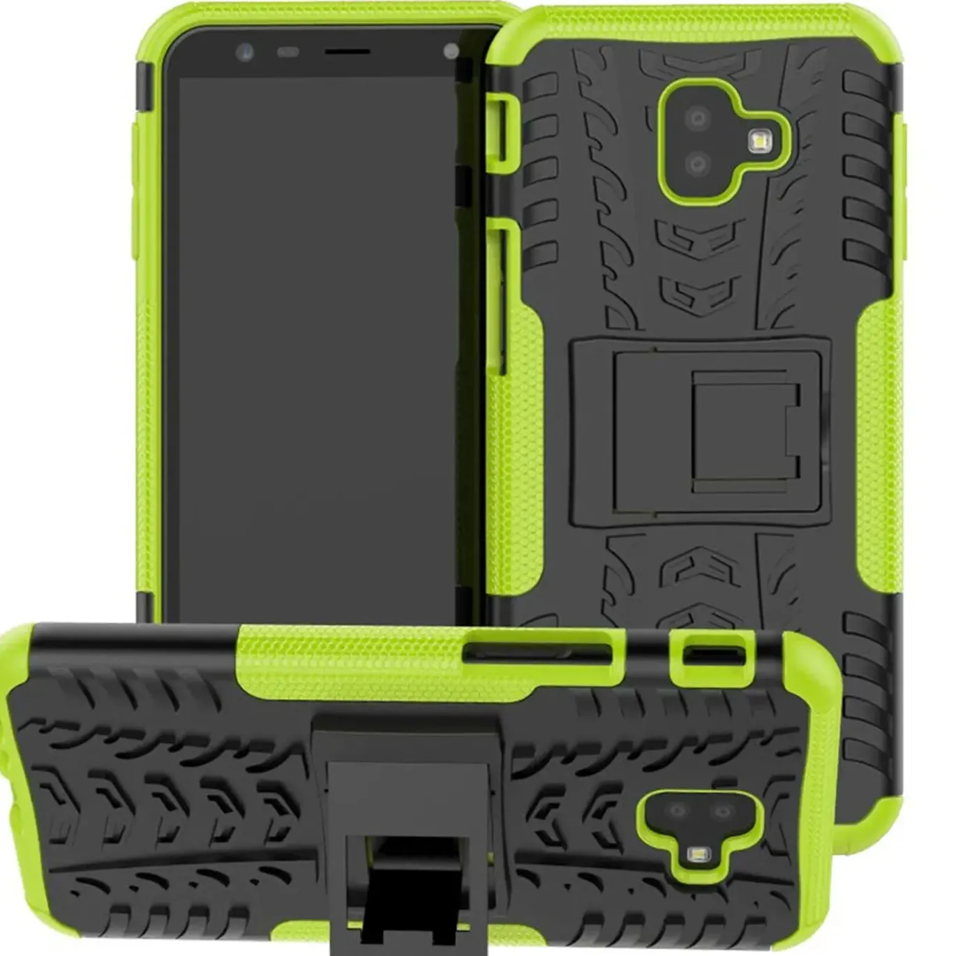 Samsung Galaxy J6 Plus - Outdoor Hülle 2-teiliges Schutzcase