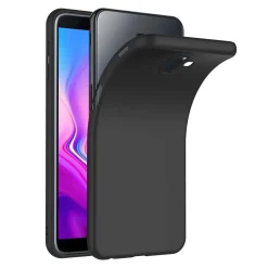 Samsung Galaxy J6 Plus - Slim Silikon Backcover Schwarz