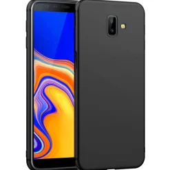 Samsung Galaxy J6 Plus - Slim Silikon Backcover Schwarz