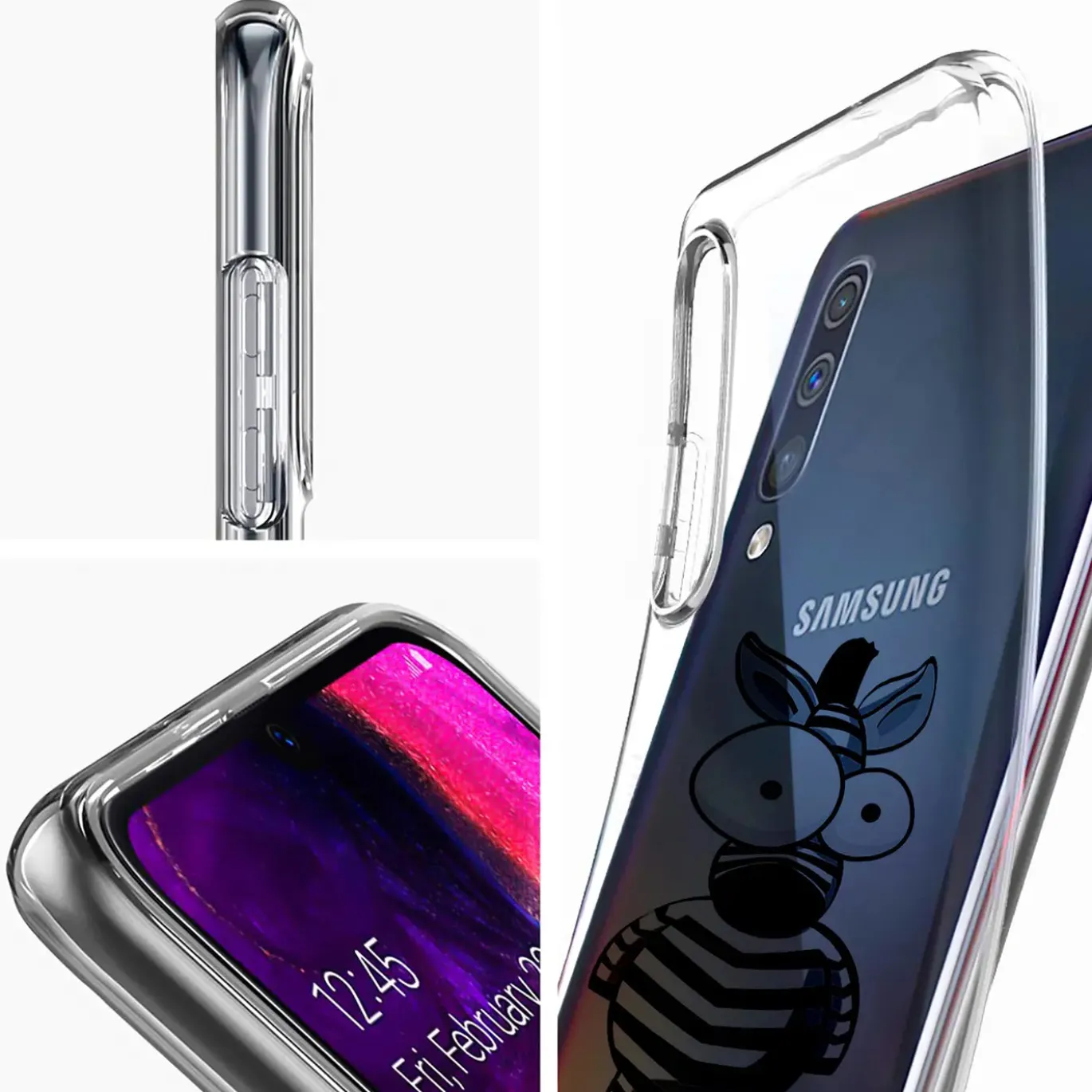 Samsung Galaxy J4 Plus - TPU Case mit Motivdruck
