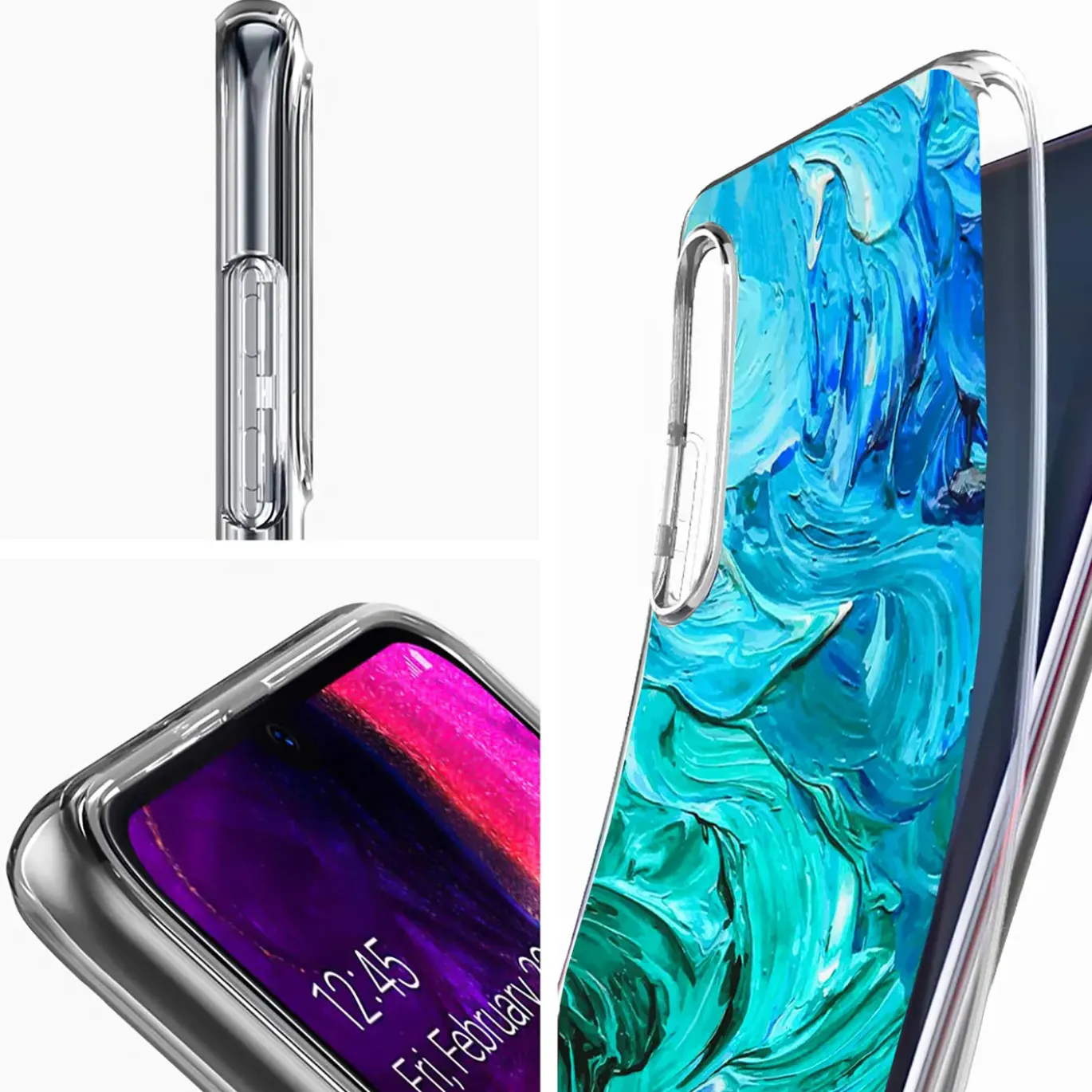 Samsung Galaxy J6 Plus - TPU Case mit Motivdruck