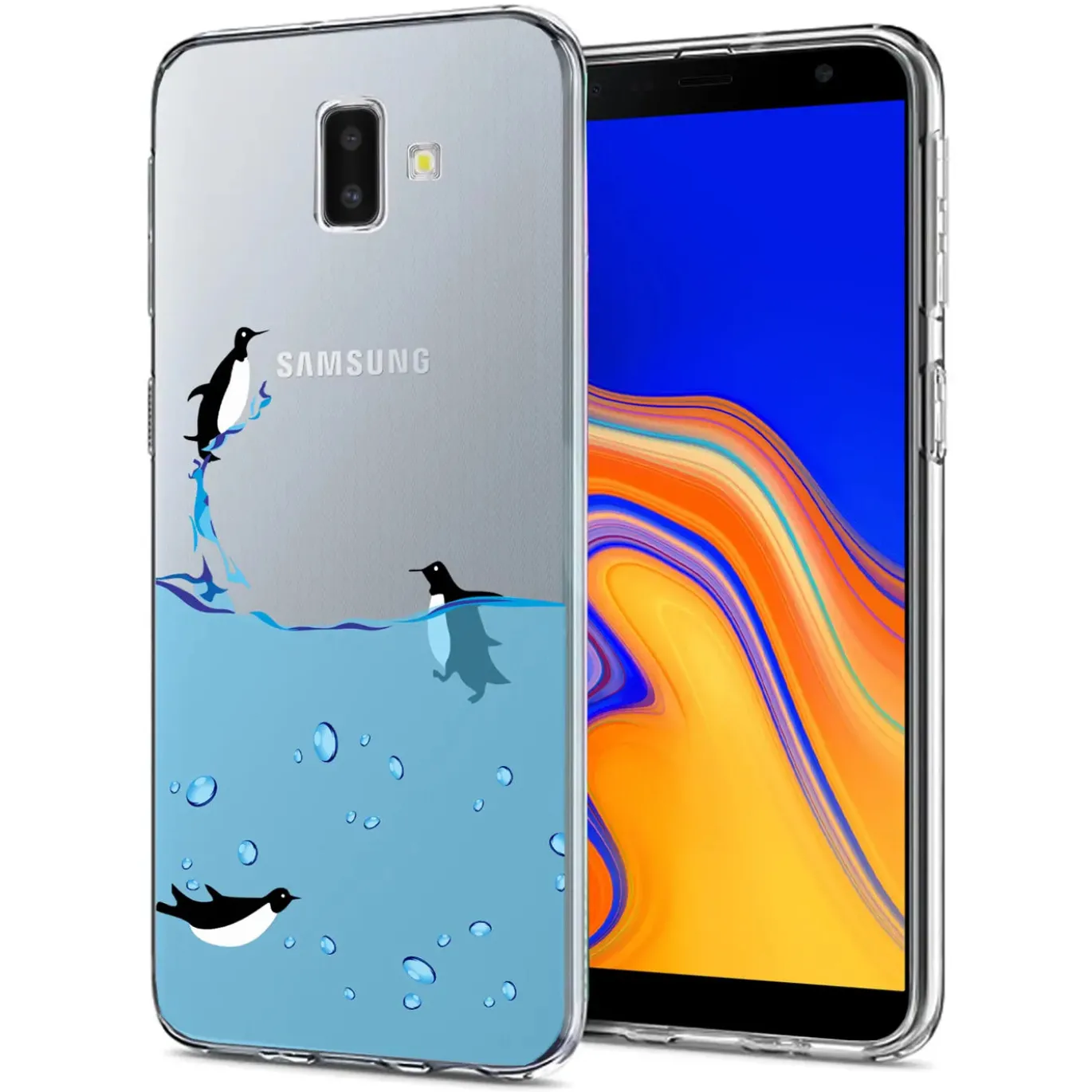 Samsung Galaxy J6 Plus - TPU Case mit Motivdruck