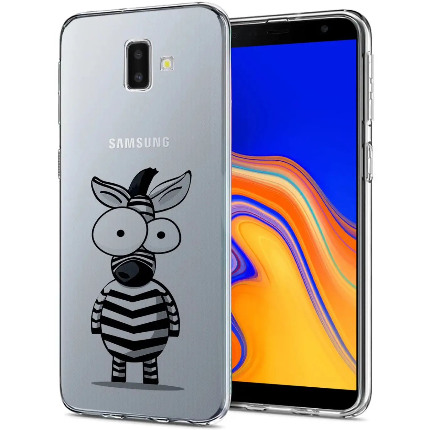 Samsung Galaxy J6 Plus - TPU Case mit Motivdruck